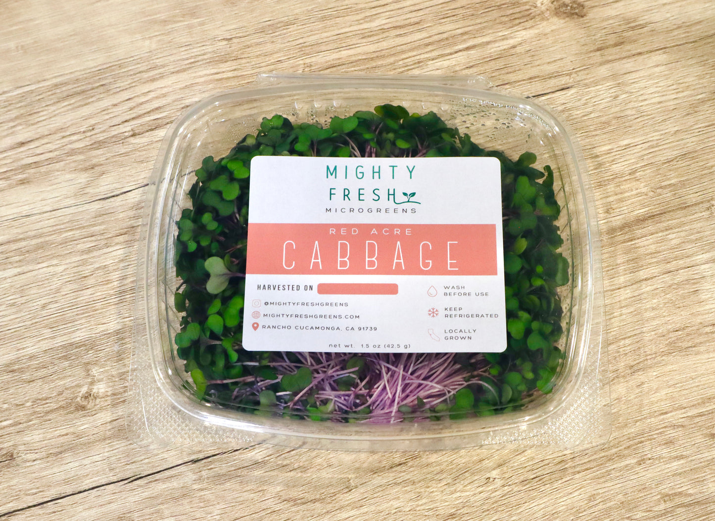 Red Cabbage Microgreens