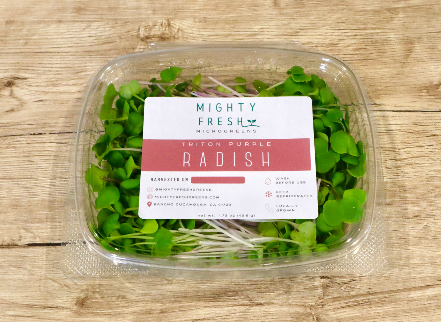 Radish Microgreens - Triton Purple