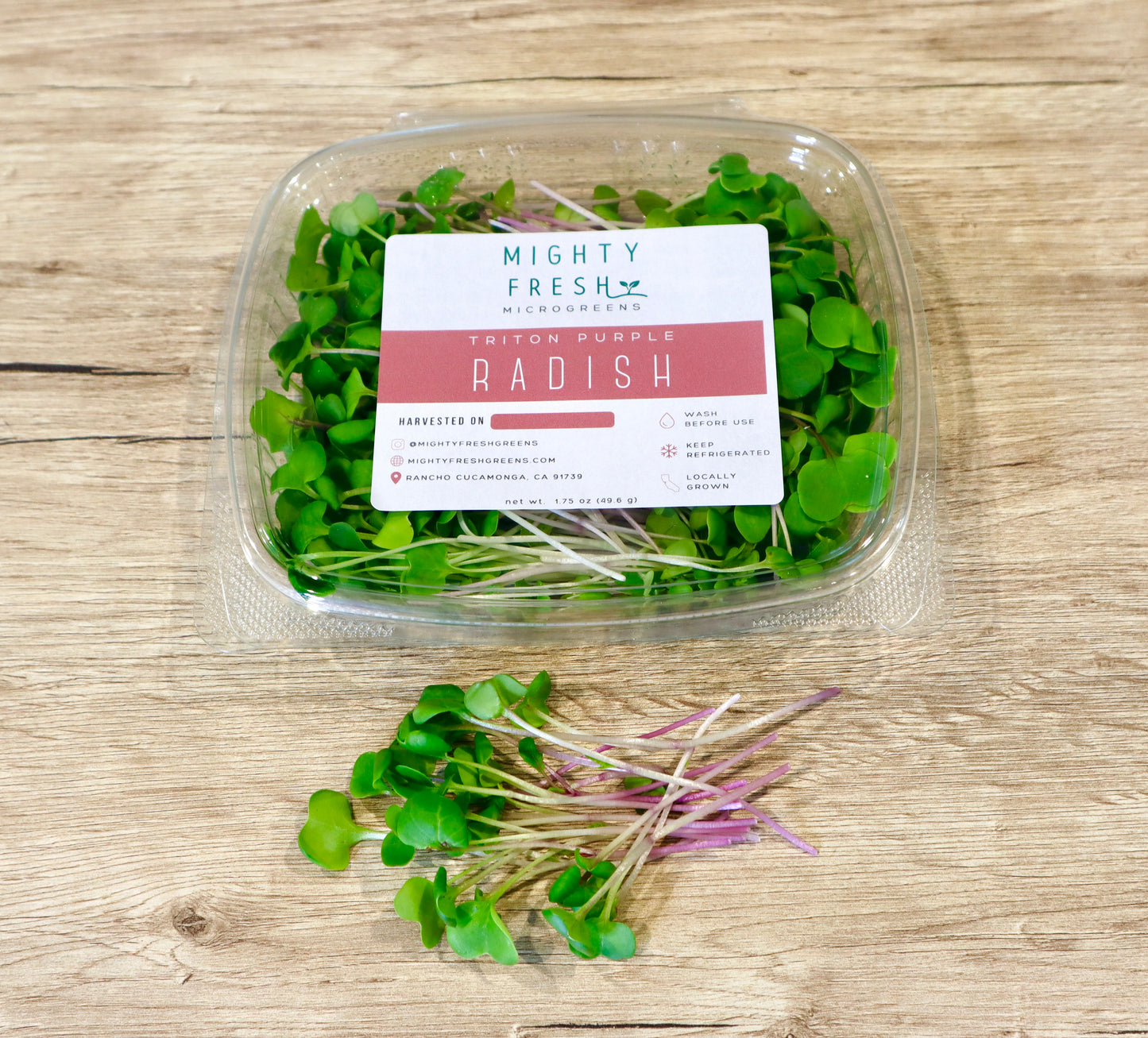 Radish Microgreens - Triton Purple