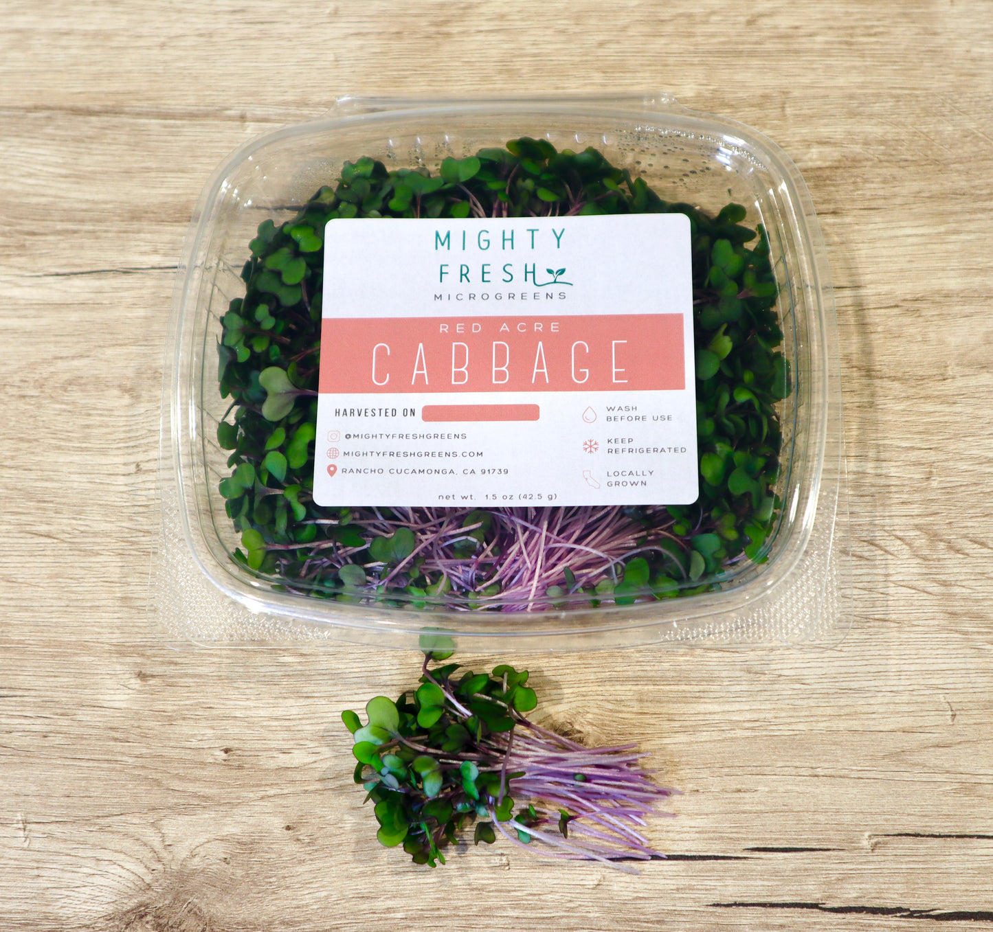 Red Cabbage Microgreens